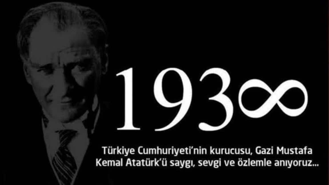 10 Kasım 2024 Atatürk`ü Anma Günü 